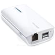 Routeur Portable Sans Fil avec Batterie Chargeable 1 Port WAN/LAN 1 USB pour 3G 1 mini-USB pour Alimentation TL-MR3040