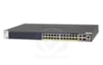 Switch manageable et stackable 24 x Gigabit PoE + avec 2 x 10 Gigabit cuivre et 2 x SFP+ Buget PoE de 480W à 720W Niveau 3 GSM4328PA