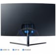 Moniteur 32" Curved 4K 60Hz 3840x2160 Temps de Réponse 4ms Noir LU32R590CWRXEN