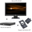 HP 260G1 DM i34030U 4GB 500GBFreedos 20"+HP QUICK RELEASE DS2409