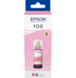 EPSON 108 EcoTank Light Magenta ink bottle pour L8050 C13T09C64A