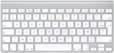 Clavier sans fil Bluetooth métallique MC184F/A