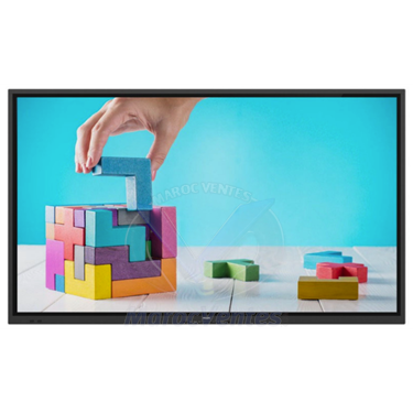 Écran 75" (190,5 cm)  E-Line 4K UHD Android 13 IR 20 Tactile