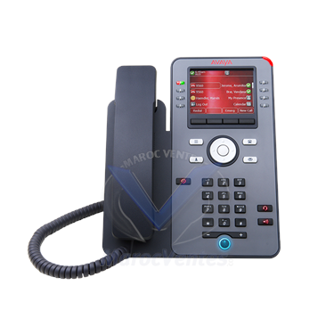Téléphone IP avec 8 Lignes PoE et 2 Ports Ethernet Wi-Fi et Bluetooth ( avec option carte AVJ100 )