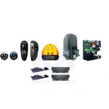 KIT Marque TECNO 230V pour Portail Coulissant 600KG MAX