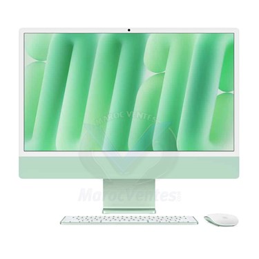 IMAC M4 24" AVEC ÉCRAN RETINA 4,5K (2024) 16 Go SSD 256 Go VERT
