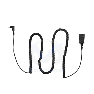 Poly 2.5mm to QD Cable (3M) Câble pour casque micro - Déconnexion rapide - Téléphone sub-mini 2,5 mm (M)