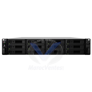 Serveur NAS RackStation 12 Baies Xeon D-1521 4cores 8GB 4x1GbE 60M