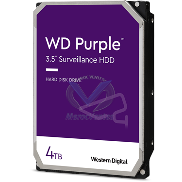 Disque Dur Interne 3.5" PURPLE SURVEILLANCE HARD DRIVE 4 TB SATA 6BG/S 256 CACHE