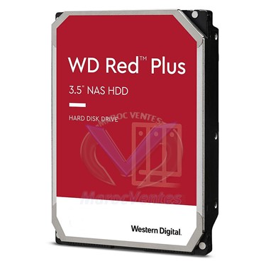 Disque Dur Interne  6TB NAS RED PLUS SATA 6GB/S (SATA III) 5400 RPM 3.5"