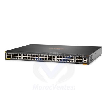 Switch 6200F 48G Class4 PoE 4SFP+ 740W Géré L3 1U
