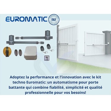 Kit Automatisme pour Portes Battante Euromatic