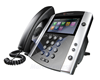 Téléphone IP Lync, câble, bureau, 1 x Ligne Totale - VoIP, nom de l'Appelant - Haut-parleur Main Libre - 2 x Réseau (RJ45) - USB - PoE Ports VVX600