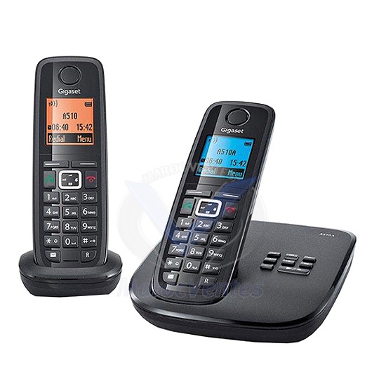 Téléphone sans fil DECT avec répondeur et combiné supplémentaire - Ecran 4 couleurs 4250366819464