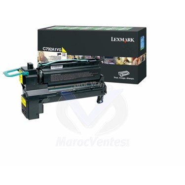 Cartouche laser jaune 6000 pages