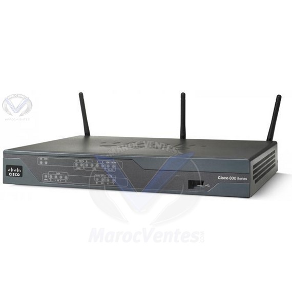 Routeur Sans Fil 886 ADSL2/2+ Annex B With 802.11n ETSI Compliant CISCO886W-GN-E-K9