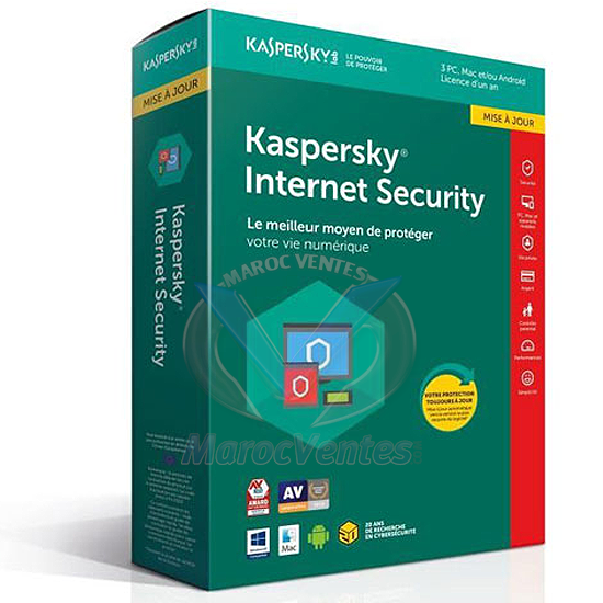 Internet Security 2018 3 Postes Multi-Devices / 1 an KL1941FBCFS-8MAG
