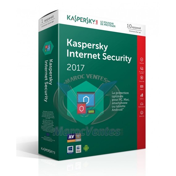 Internet Security 2017 10 Postes Multi-Devices KL1941FBKFS-7MAG