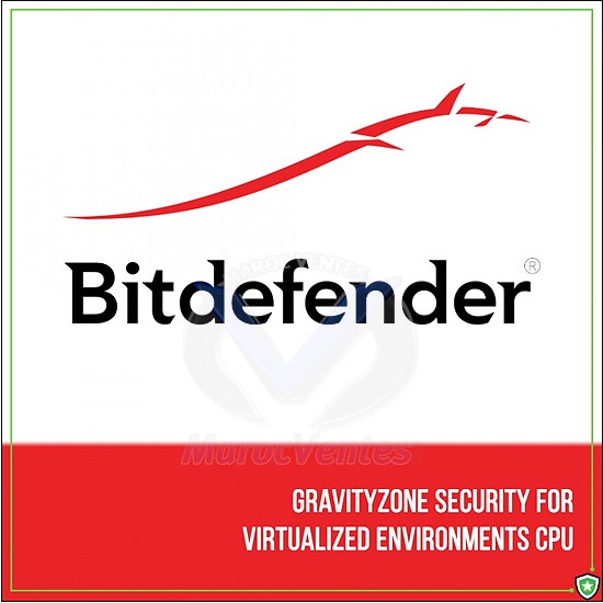 Bitdefender GravityZone Security for Virtualized Environments CPU* (1 an) L-FBDGVE-K1CA14