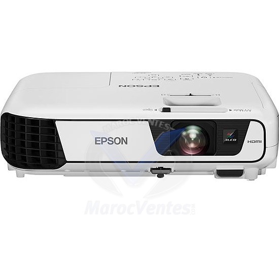 Vidéoprojecteur Epson EB-S31 3200 Lumen SVGA 800x600 WiFi en Option 10000 1s V11H719040