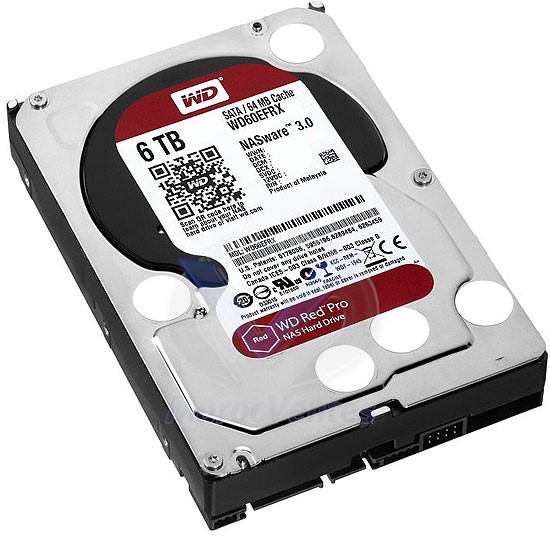 Disque Dur 6 To SATA III  Western Digital RED WD60EFRX