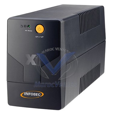 Onduleur, Line Interactive, 500 W, 1000 VA, 2 prises