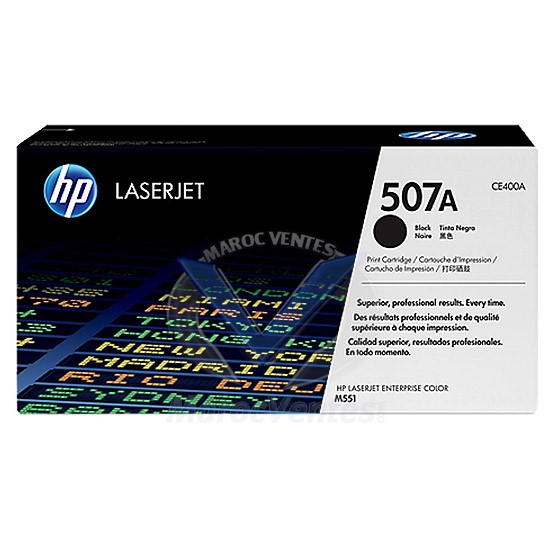 HP 507A Black LaserJet Toner C CE400A