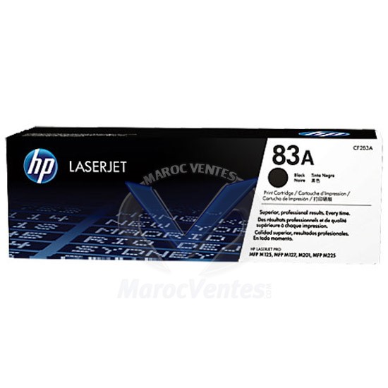 HP LaserJet 83A Black Toner Cartridge CF283A