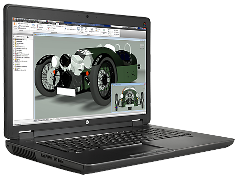 HP ZBook 17  i7-4710MQ 8GB 256GB SSD NQ K3100M 4GB W7p64/W8,