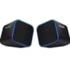 Haut-parleurs de PC multimédia USB Noir / Bleu