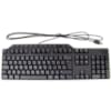 Clavier noir professionnel Français (AZERTY), filaire, multimédia et USB