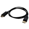 Cordon DisplayPort 1.4 M vers HDMI 2.0 M - AWG32 - Noir - 2m