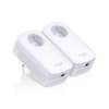Pack de 2 adaptateurs CPL 1300 Mbps 1 port Gigabit LAN avec prise intégrée