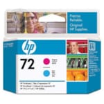 HP 72 Magenta and Cyan Printhead