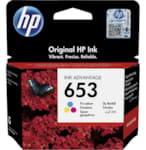 653 Cartouche d'encre Avantage Originale Tri-couleur pour DJ IA 6075 6475