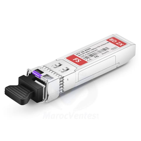 Module Gigabit Ethernet Bidirectionnel 1000Base-BX80-D-I 1000MBPS 80 KM GLC-BX80-D-I