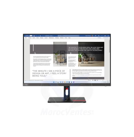 Écran 27" Full HD Lenovo ThinkVision S27i-30 (63DFKAT4EU) 63DFKAT4EU