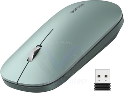 Souris sans Fil 2 4Ghz 10M Vert 90374