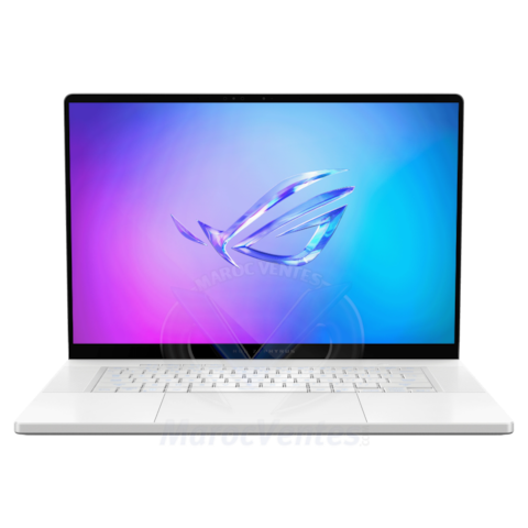 Asus ROG Zephyrus G16 GU605CW 16'' OLED WQXGA U9-285H 64Go 2To SSD GN22-X9 5080 16GB W11H Blanc 24M 90NR0LX6-M007F0