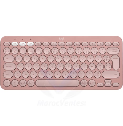 Clavier sans Fil Pebble Keys 2 K380s TONAL ROSE FRA BT UNIVERSAL 920-011805