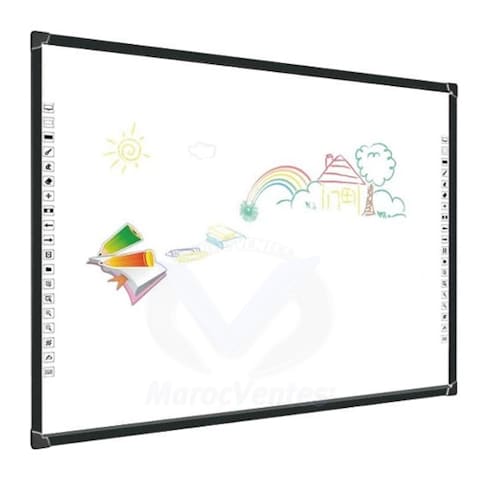 EIBOARD TABLEAU BLANC INTERACTIF TACTILE AU DOIGT ET AU STYLET 96 POUCES FC-96IR