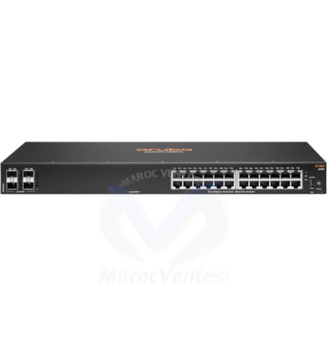 Switch Administrable Aruba 6000 24G 24 Ports 10/100/1000 4SFP Géré L3 R8N88A