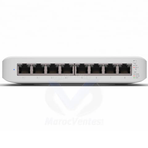 UniFi Switch Lite 8 PoE Géré L2 Gigabit Ethernet (10/100/1000) Connexion Ethernet (PoE) Blanc USW-LITE-8-POE