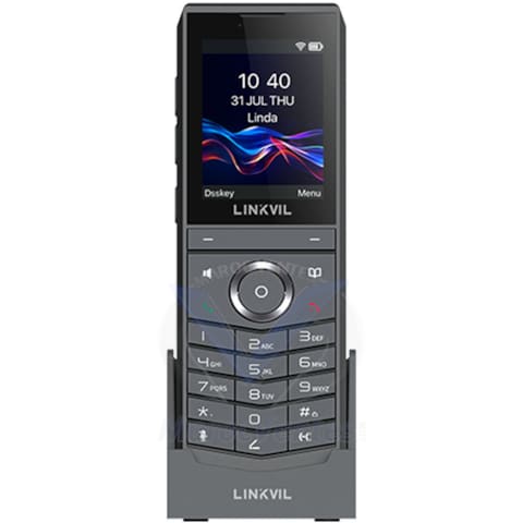 Téléphone IP Portable Wi‑Fi 6 8 Comptes SIP / 8 lignes Ecran Couleur 2.4" W620W