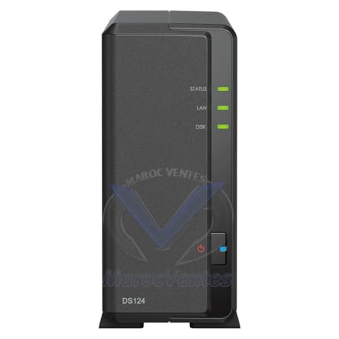 Serveur NAS 1 Baie DiskStation Mini-Hub 1Bay Realtek RTD1619B 1GB 1xRJ45 DS124