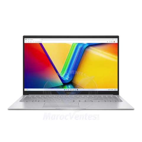 ASUS VIVOBOOK X1504VA i5-1334U 15,6"FHD 16Go 512Go SSD W11H COOL SILVER 12M 90NB10J2-M02EN0