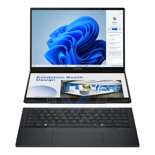 ASUS Zenbook DUO UX8406CA 14'' OLED WUXGA Ultra 7-255H 32Go 2To SSD W11H INKWELL GREY 24M 90NB14X1-M00J10