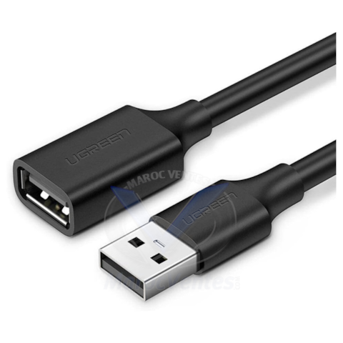 Câble Ugreen USB 2.0 vers Female USB 2.0 - 1.5 mètre (10315) 10315