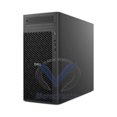 Dell Pro Max Tower T2 FCT2250, Intel Core Ultra 7 265U processor (12-Core, 12MB Intel® Smart Cache,up to 5.3GHz), 32GB, 2 x 16 Go DDR5, 5 600 MT/s, non ECC, 1TB SSD M.2 2280, TLC PCIe Gen 4, NVIDIA® RTX™ A1000 ADA, mémoire GDDR6 8 Go, adaptateurs 4 mDP