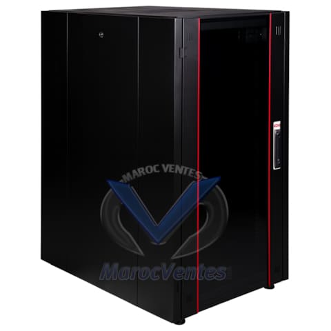 ARMOIRE HYPERLINE 26U 600*1000MM 19'' LANDE NHL26U6010BL-B